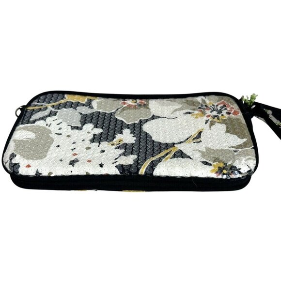 Vera Bradley Wristlet Clutch With Sequins & Floral Pattern - Picture 2 of 4